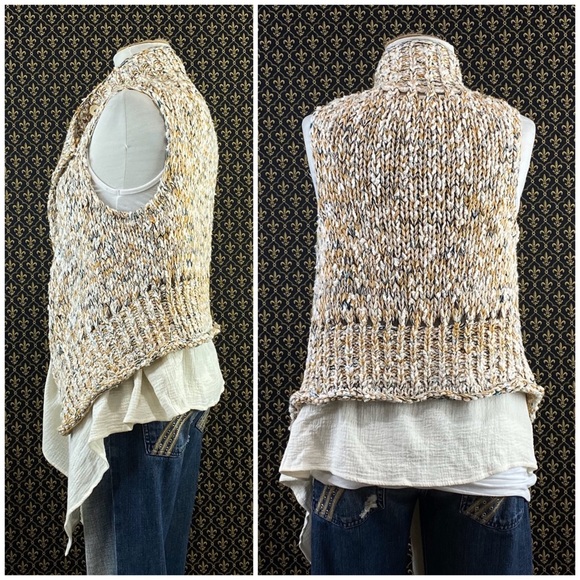 NWTs Anthro “Caprea Marled Vest” by Knitted & Knot - Picture 14 of 16